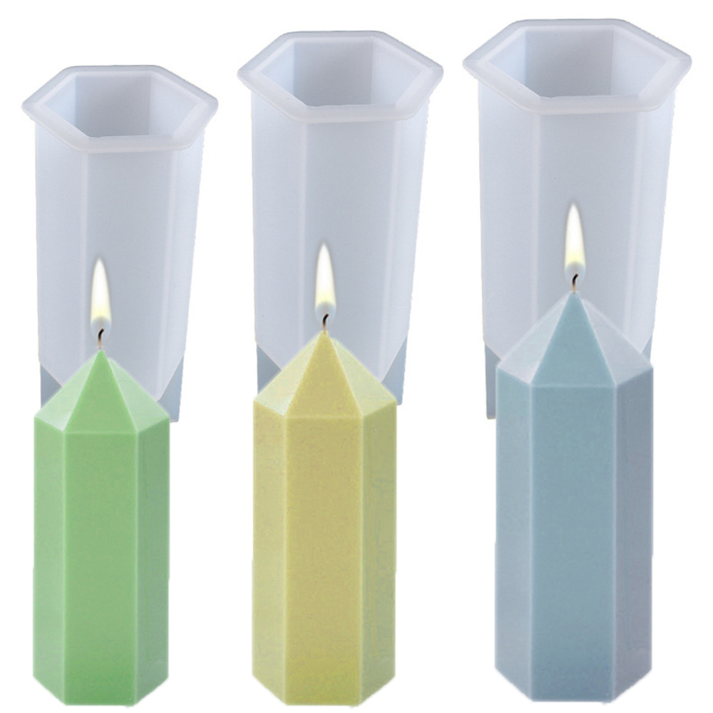 3D Hexagonal Column Candle Mol - Soap Making Diy Kit ulasan dan harga