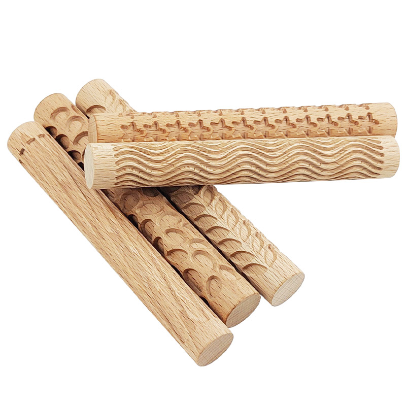 Wooden Texture Rolling Pin Cer - Soap Making Kit For Beginners ulasan dan harga