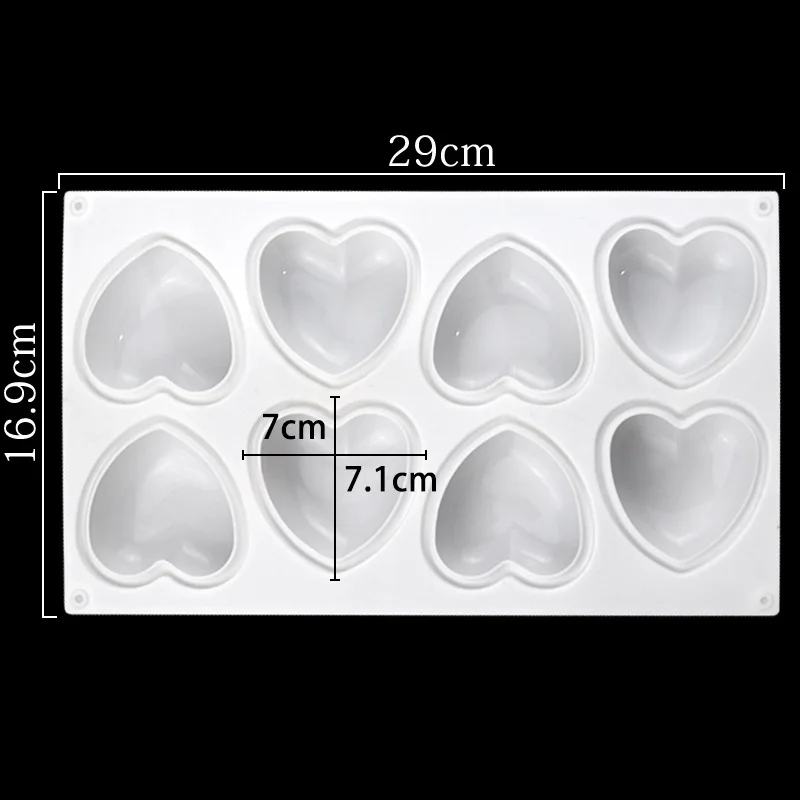 Love Heart Silicone Soap Mold  - Soap Making Diy Kit ulasan dan harga